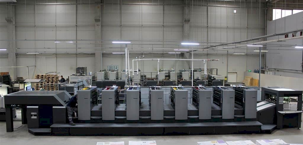 Heidelberg 8 renk ofset ile kalitemizi katladık...